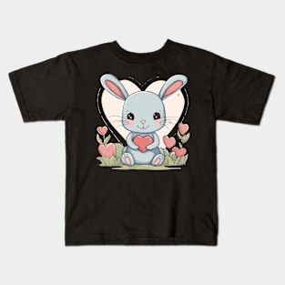 Sweet Bunny, Heart Kids T-Shirt